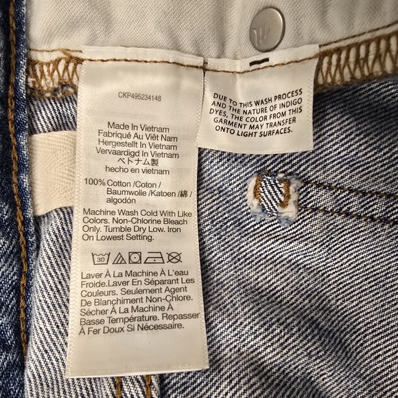 Madewell The Darted Barrel-Leg Jean Size 28 - Picture 7 of 9